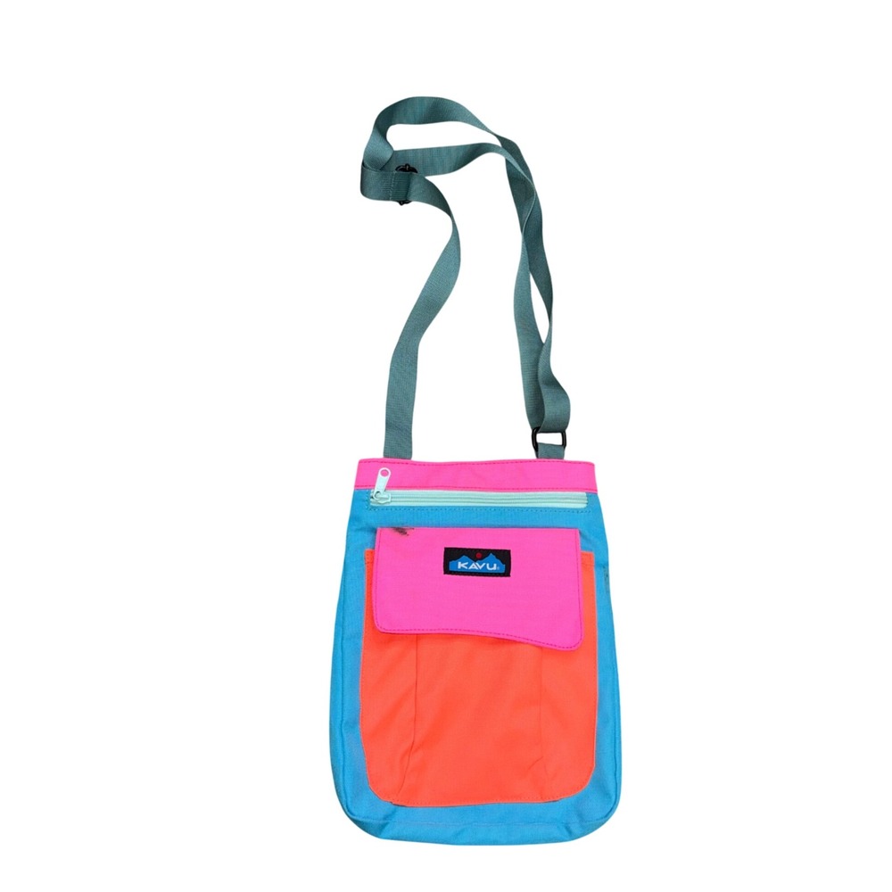 Kavu Keeper Crossbody Bag Unisex OS Multi Color Good Canvas Travel Festival